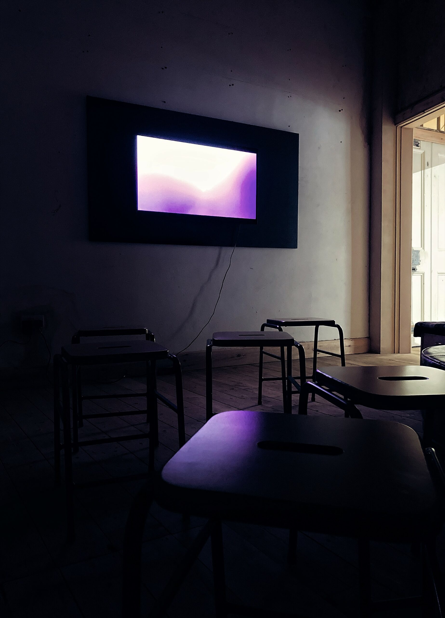 I looked out and saw plumes of salty air